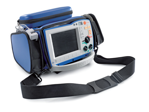 переносная сумка для Zoll R Series с боковыми и верхним карманами, с крючками для подвещивания к кровати и наплечным ремнем дефибриллятора R-серии Zoll